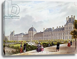 Постер Школа: Французская The Tuileries during the Restoration