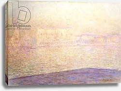 Постер Моне Клод (Claude Monet) Le Palais Ducal vu de Saint-Georges Majeur, 1908