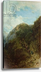 Постер Шпицверг Карл Tourists in the Mountain