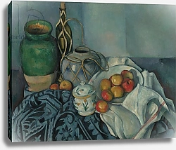 Постер Сезанн Поль (Paul Cezanne) Still Life with Apples, c.1893-94