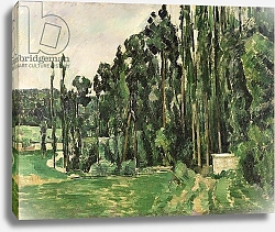 Постер Сезанн Поль (Paul Cezanne) The Poplars, c.1879-82