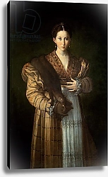 Постер Пармиджанино Portrait of Antea 'La Bella', 1535-37