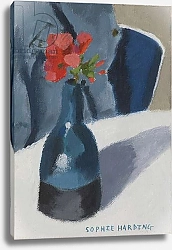 Постер Хардинг Софи (совр) Geranium in Blue Vase