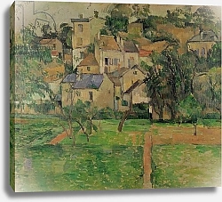 Постер Сезанн Поль (Paul Cezanne) The Hermitage at Pontoise, 1884