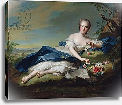 Постер Натье Жан-Марк Portrait of Henriette de France, c.1742