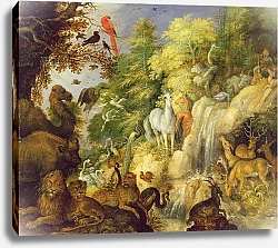 Постер Саверей Ролант Orpheus with Birds and Beasts, 1622