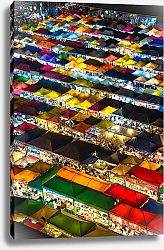 Постер Ночной рынок в Таиланде