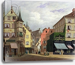 Постер Хертрих Майкл Maison Mathieu, Grand-Rue, Colmar, 1876