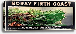 Постер Школа: Английская 20в. Moray Firth Coast, poster advertising the GNSR