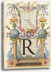 Постер Хофнагель Йорис Guide for Constructing the Letter R