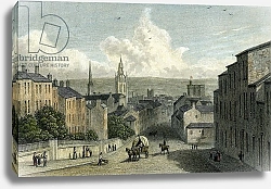 Постер Весталл Уильям (грав) Newcastle from Westgate Hill, engraved by Edward Finden, 1830
