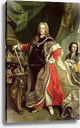Постер Ауербах Йоханн Charles VI, Holy Roman Emperor wearing the robes of the Order of the Golden Fleece