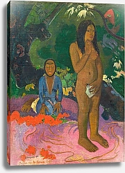 Постер Гоген Поль (Paul Gauguin) Parau na te Varua ino, 1892