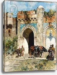 Постер Пазини Альберто Watering the Horses, 1880