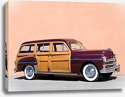 Постер Plymouth Special Deluxe Woody Station Wagon '1950