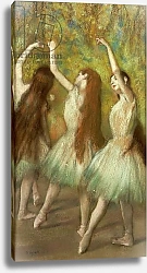 Постер Дега Эдгар (Edgar Degas) Green Dancers, 1878
