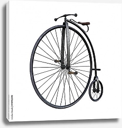 Постер Старомодный велосипед