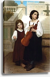 Постер Бугеро Вильям (Adolphe-William Bouguereau) Вдали от дома