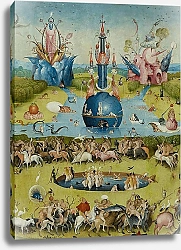Постер Босх Иероним The Garden of Earthly Delights: Allegory of Luxury, central panel of triptych, c.1500 6