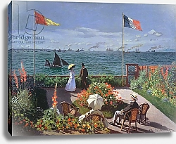 Постер Моне Клод (Claude Monet) The Terrace at Sainte-Adresse, 1867