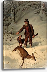 Постер Тайт Артур Captain Parker, Still Hunting in the Snow, 1881