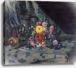 Постер Сезанн Поль (Paul Cezanne) Bouquet of Yellow Dahlias, c.1873