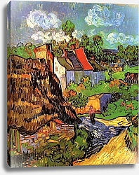 Постер Ван Гог Винсент (Vincent Van Gogh) Дома в Овере