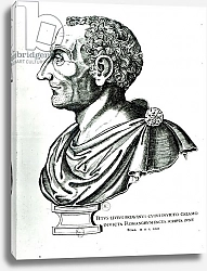 Постер Школа: Итальянская 17в. Portrait bust of Titus Livius known as Livy, 1622