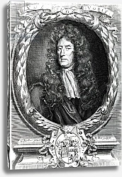 Постер Кнеллер Годфри, Сэр Sir Roger L'Estrange, engraved by Robert White, 1684