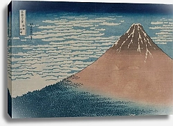Постер Хокусай Кацушика South Wind, Clear Sky, from the series Thirty-six Views of Mount Fuji