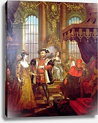 Постер Хогарт Вильям (последователи) Henry VIII introducing Anne Boleyn at court