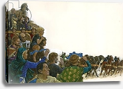 Постер Хук Ричард (дет) Racing at the Hippodrome 530 AD