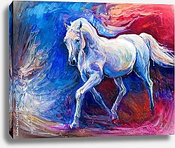 Постер Синий конь