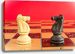Постер Шахматные фигуры