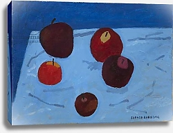 Постер Хардинг Софи (совр) Apples on Blue Paper Bag