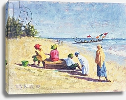 Постер Уиллис Тилли (совр) The Beach at Abene, Senegal, 1997