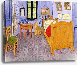 Постер Ван Гог Винсент (Vincent Van Gogh) Van Gogh's Bedroom at Arles, 1889
