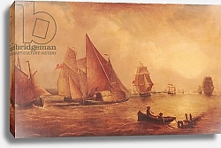 Постер Тернер Вильям (последователи) Estuary of the Thames and the Medway