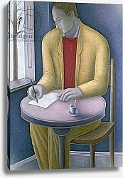 Постер Эдиналл Рут (совр) Man Writing, 2004