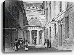 Постер Шепард Томас (последователи) Stock Exchange, London, from 'Metropolitan Improvements; or London in the nineteenth century', 1828