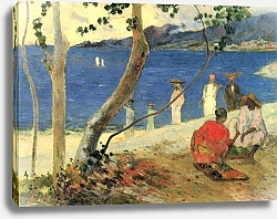 Постер Гоген Поль (Paul Gauguin) Морское побережье 2