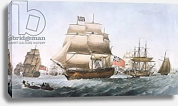 Постер Школа: Английская 19в. HMS Victory, 1806