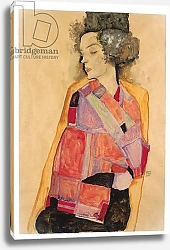 Постер Шиле Эгон (Egon Schiele) Dreaming Woman, 1911