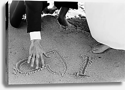 Постер Сердце на песке
