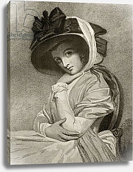 Постер Ромни Джордж Emma, Lady Hamilton, engraved by John Jones, 1901