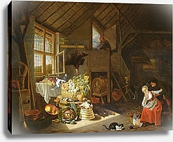 Постер Сорг Хендрик Interior of a farmhouse 1