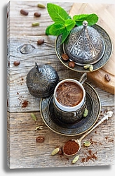 Постер Ароматный турецкий кофе