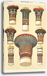 Постер Египетская плитка №3
