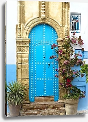 Постер Голубая дверь в Марокко