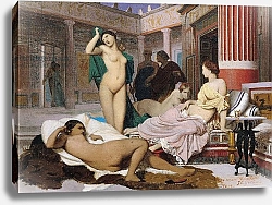 Постер Жером Жан Леон Greek Interior, 1848